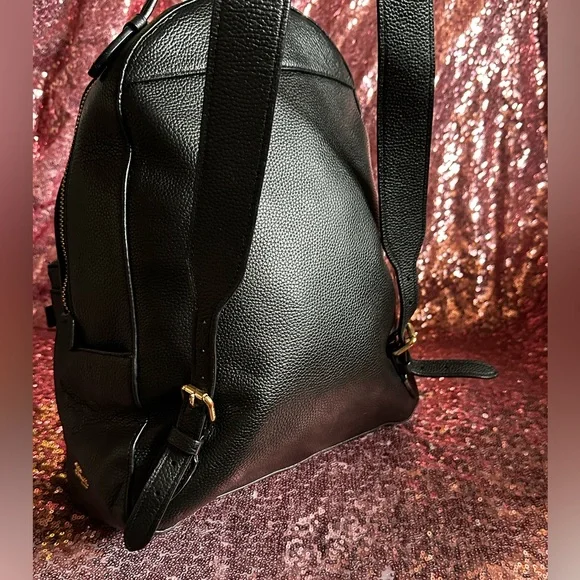 COACH Women Black Leather Backpack - Picture 10 of 16